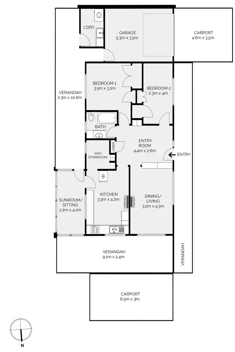 Floorplan of Homely house listing, 44 Gormans Hill Road, Gormans Hill NSW 2795