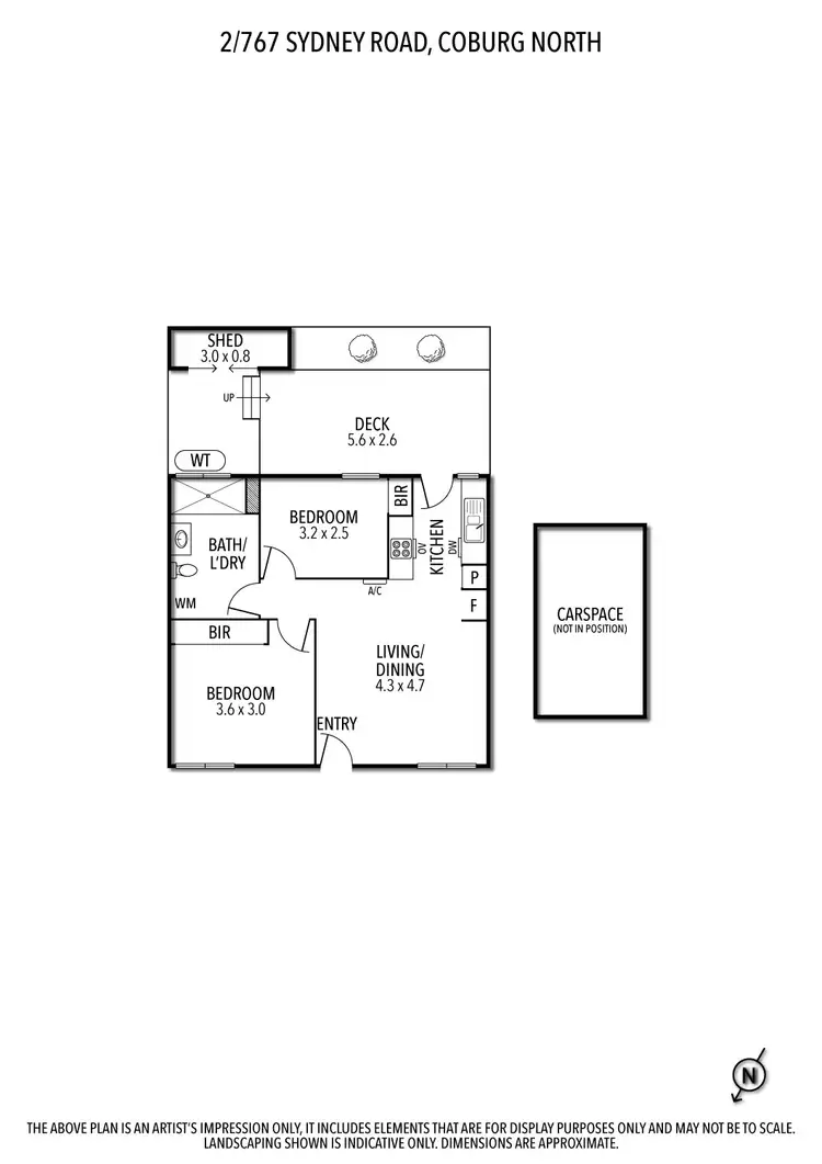Floorplan of Homely other listing, 2/767-769 Sydney Road, Coburg North VIC 3058