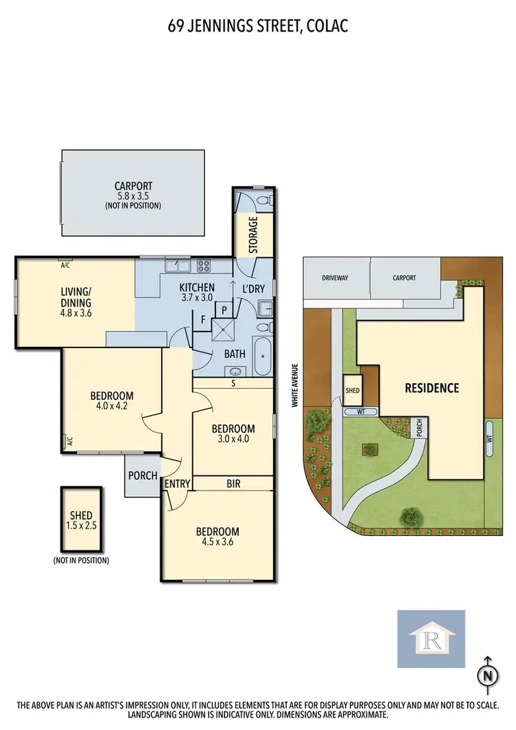 Floorplan of Homely house listing, 69 Jennings Street, Colac VIC 3250