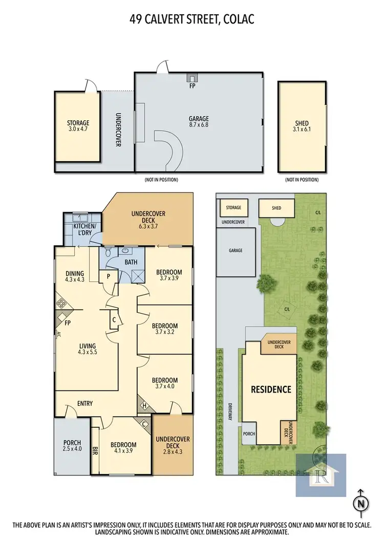 Floorplan of Homely house listing, 49 Calvert Street, Colac VIC 3250