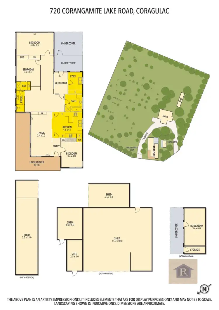 Floorplan of Homely rural property listing, 720 Corangamite Lake Road, Coragulac VIC 3249