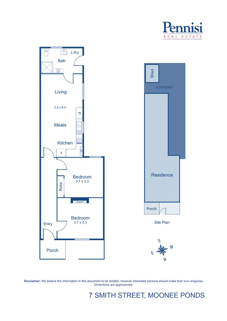 Floorplan of Homely house listing, 7 Smith Street, Moonee Ponds VIC 3039