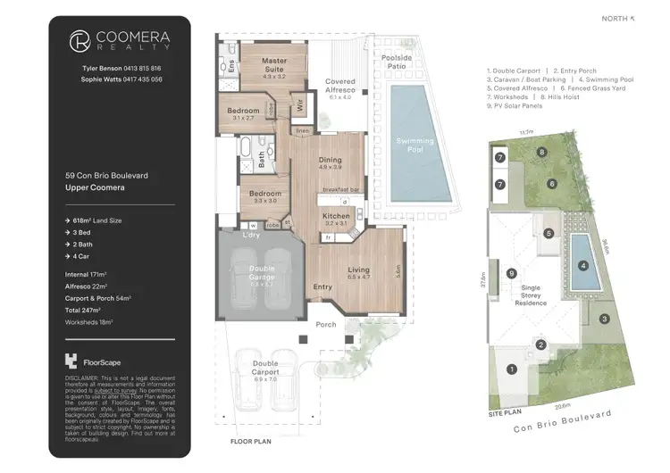 Floorplan of Homely house listing, 59 Con Brio Boulevard, Upper Coomera QLD 4209