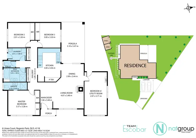 Floorplan of Homely house listing, 6 Litsea Court, Regents Park QLD 4118