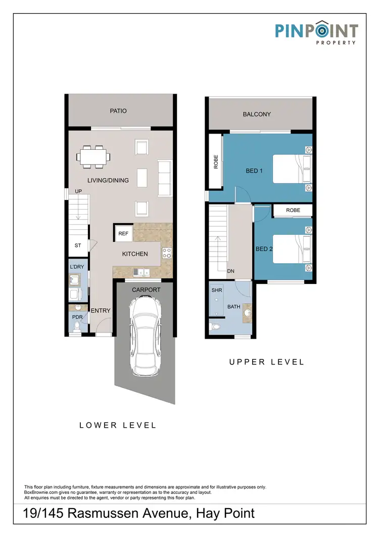 Floorplan of Homely unit listing, 19/145 Rasmussen Avenue, Hay Point QLD 4740