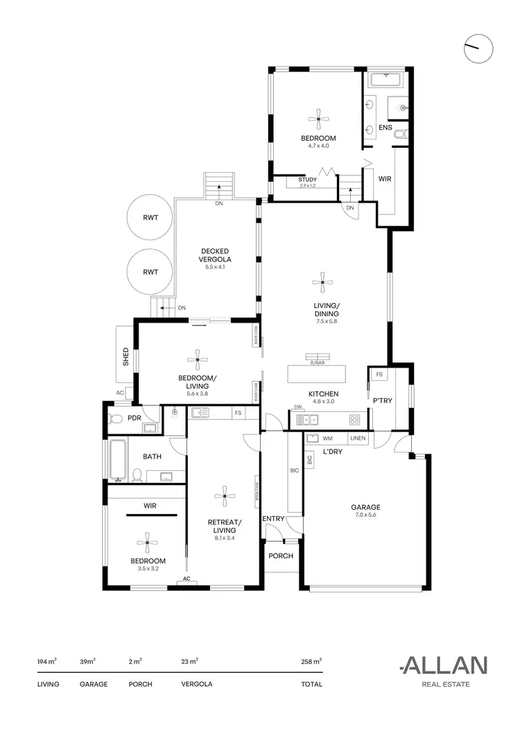 Floorplan of Homely house listing, 34 Needlebush Drive, Chiton SA 5211