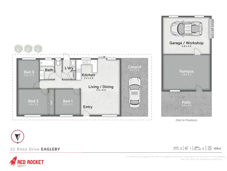 Floorplan of Homely house listing, 22 Rinto Drive, Eagleby QLD 4207