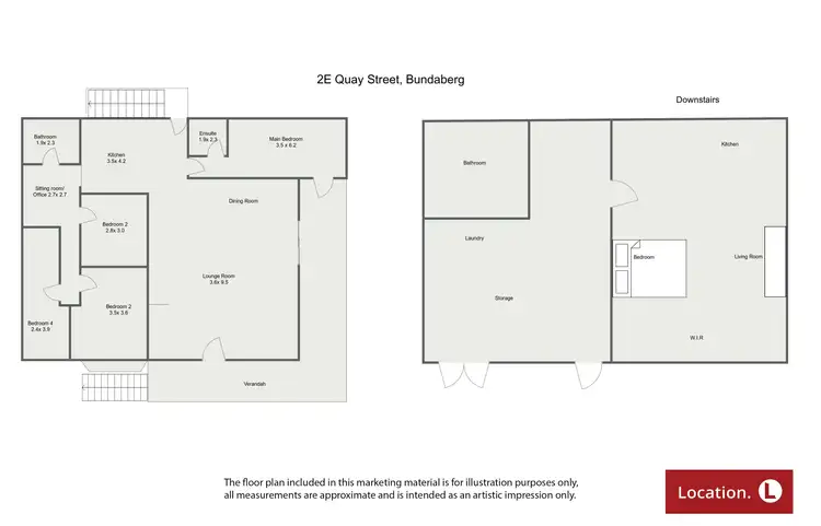 Floorplan of Homely house listing, 2E Quay Street, Bundaberg East QLD 4670