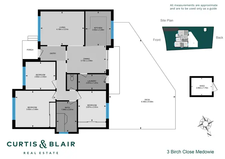 Floorplan of Homely house listing, 3 Birch Close, Medowie NSW 2318