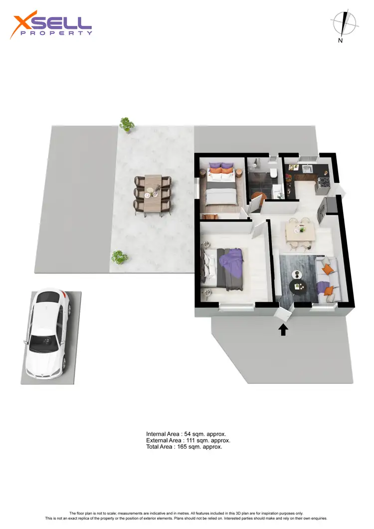 Floorplan of Homely unit listing, 2/18 Fosters Road, Hillcrest SA 5086