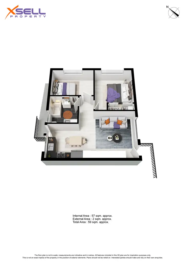 Floorplan of Homely apartment listing, 4/9-11 Park Street, Glandore SA 5037