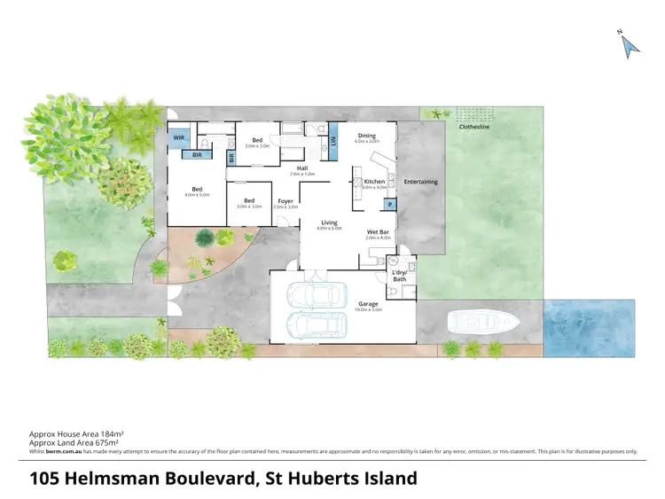 Floorplan of Homely house listing, 105 Helmsman Blvd, St Huberts Island NSW 2257