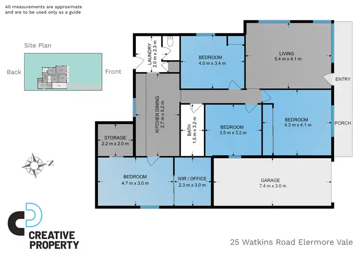 Floorplan of Homely house listing, 25 Watkins Road, Elermore Vale NSW 2287