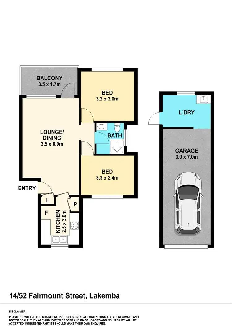 Floorplan of Homely apartment listing, 14/52 Fairmount Street, Lakemba NSW 2195