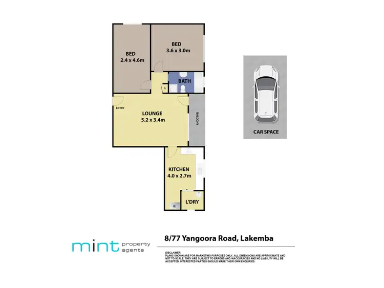 Floorplan of Homely apartment listing, 8/77 Yangoora Road, Lakemba NSW 2195