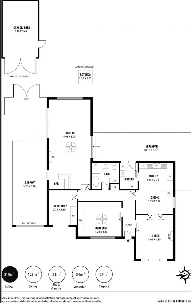 Floorplan of Homely house listing, 12 Colwood Avenue, Fulham SA 5024