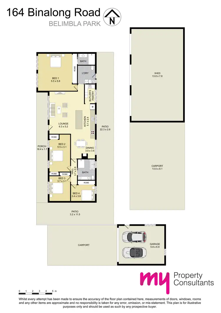 Floorplan of Homely house listing, 164 Binalong Road, Belimbla Park NSW 2570