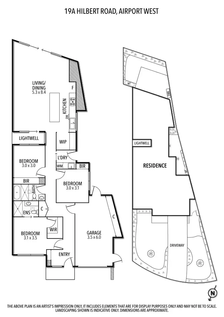 Floorplan of Homely house listing, 19a Hilbert Road, Airport West VIC 3042