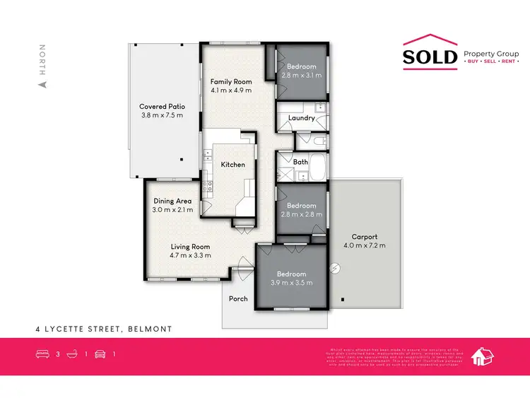 Floorplan of Homely house listing, 4 Lycette Street, Belmont QLD 4153