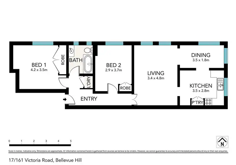 Floorplan of Homely apartment listing, 17/161 Victoria Road, Bellevue Hill NSW 2023