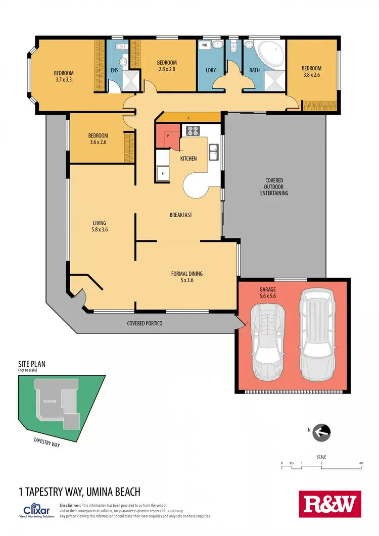 Floorplan of Homely house listing, 1 Tapestry Way, Umina Beach NSW 2257