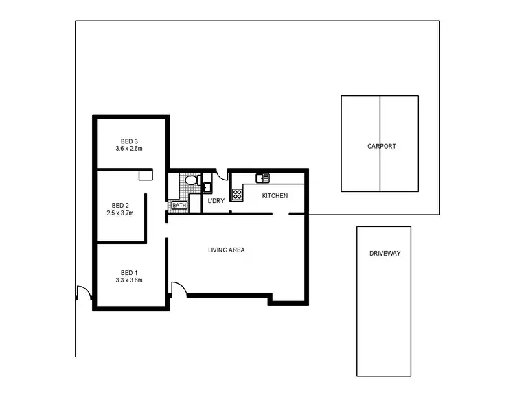 Floorplan of Homely house listing, 26 Jaeger Avenue, Gunnedah NSW 2380
