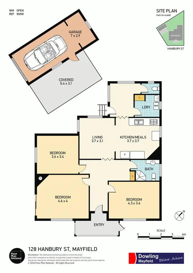 Floorplan of Homely house listing, 128 Hanbury Street, Mayfield NSW 2304