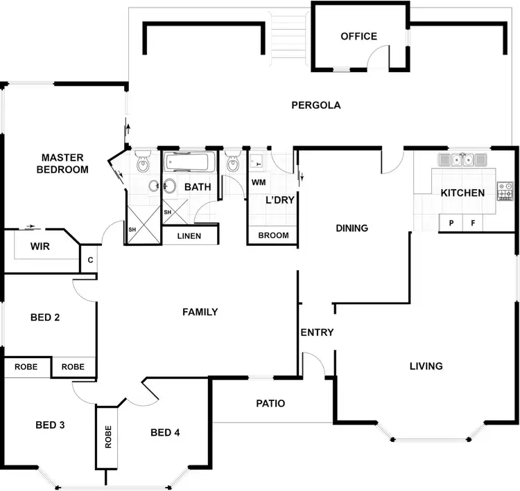 Floorplan of Homely house listing, 10 Balfour Crescent, Wanniassa ACT 2903