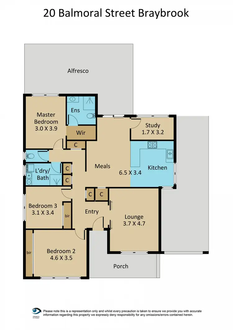Floorplan of Homely house listing, 20 Balmoral Street, Braybrook VIC 3019