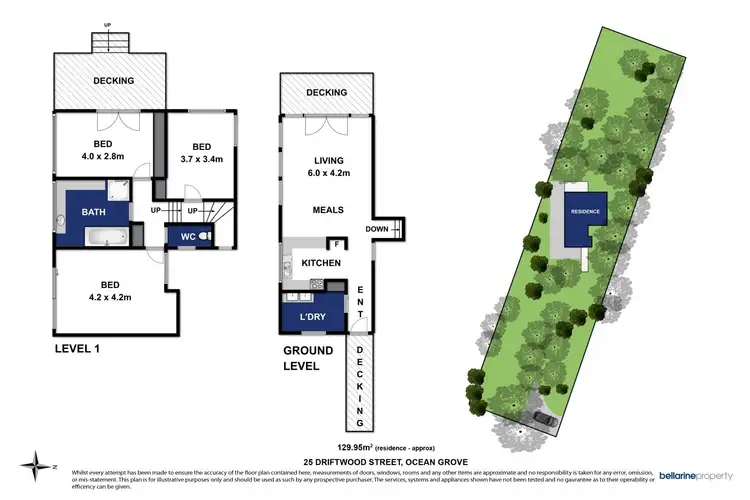Floorplan of Homely house listing, 25 Driftwood Street, Ocean Grove VIC 3226