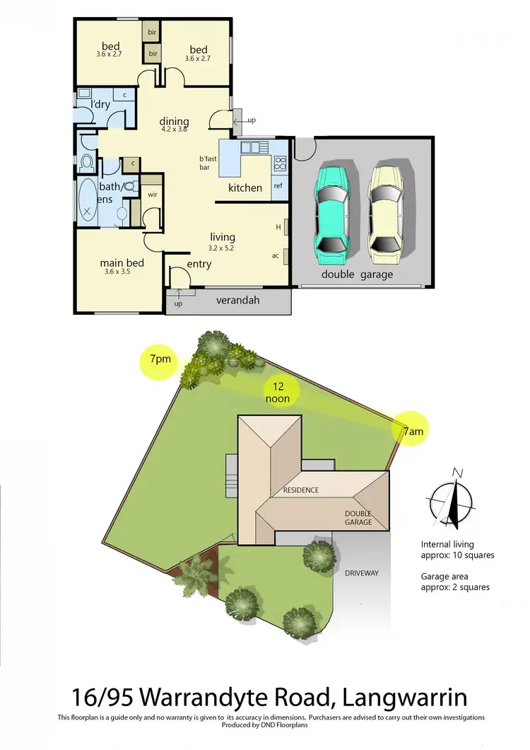 Floorplan of Homely unit listing, 16/95 Warrandyte Road, Langwarrin VIC 3910