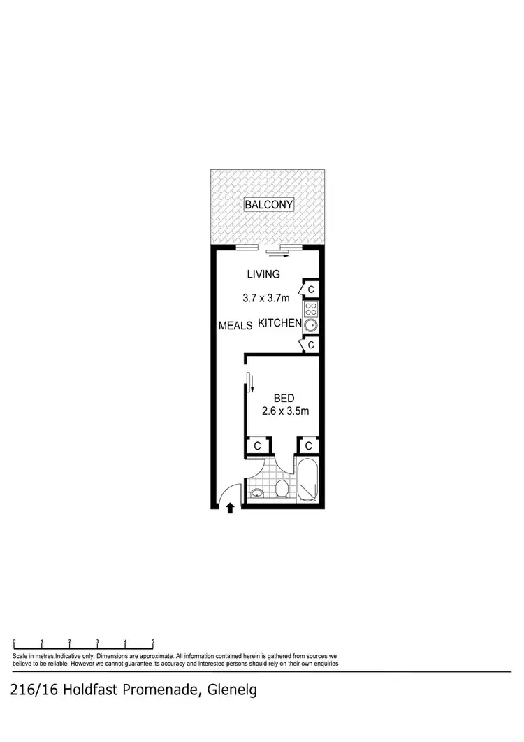 Floorplan of Homely apartment listing, Address available on request