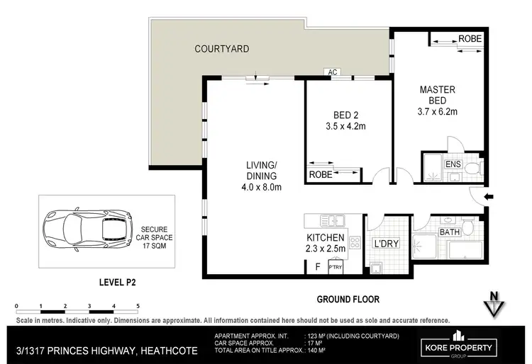 Floorplan of Homely unit listing, 3/1317 Princes Hwy, Heathcote NSW 2233
