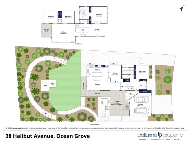Floorplan of Homely house listing, 38 Halibut Avenue, Ocean Grove VIC 3226