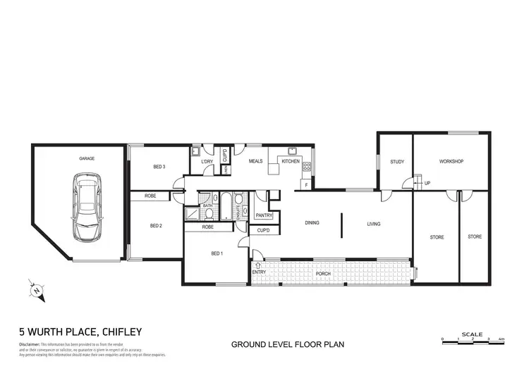 Floorplan of Homely house listing, 5 Wurth Place, Chifley ACT 2606