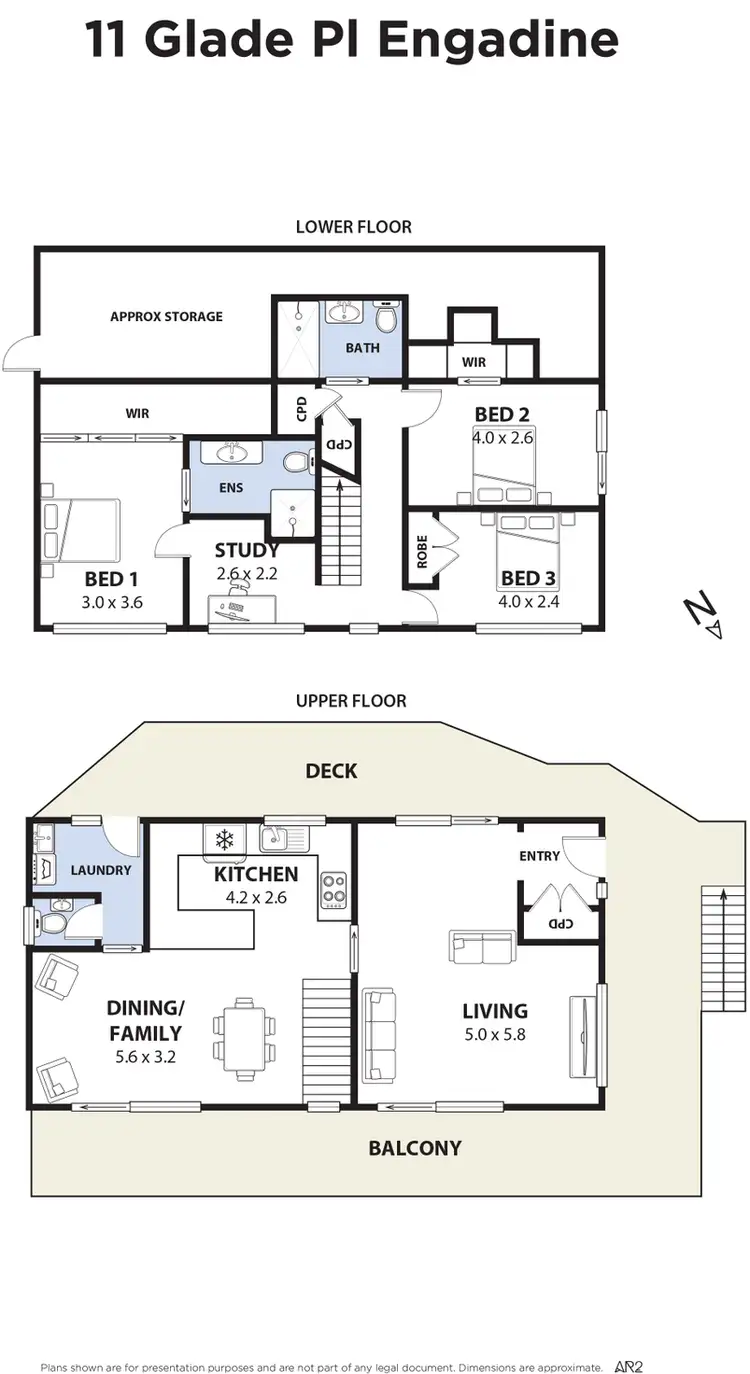 Floorplan of Homely house listing, 11 Glade Place, Engadine NSW 2233