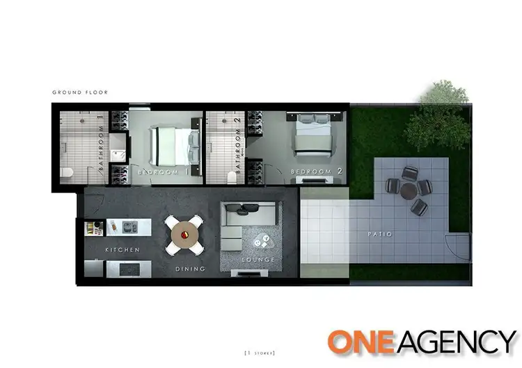 Floorplan of Homely unit listing, 1/79 Torrens Street, Braddon ACT 2612