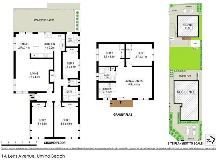 Floorplan of Homely house listing, 1 Lens Avenue, Umina Beach NSW 2257