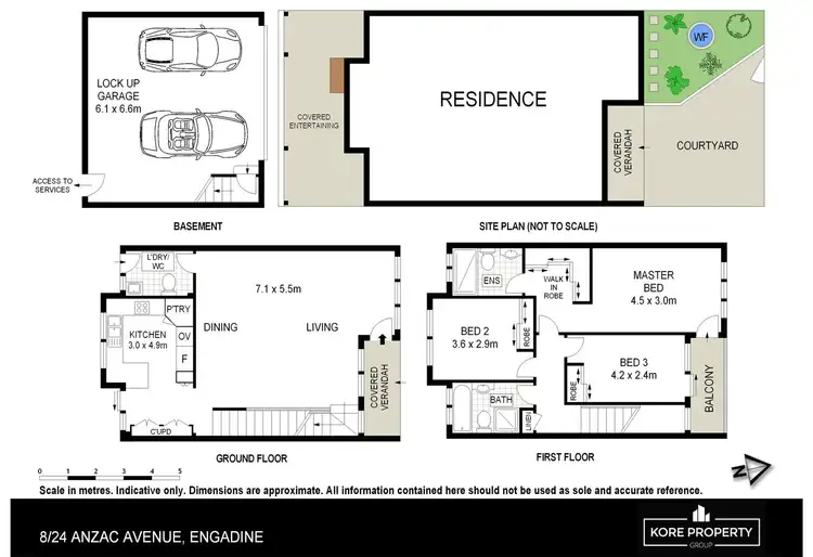 Floorplan of Homely townhouse listing, 8/24-26 Anzac Avenue, Engadine NSW 2233