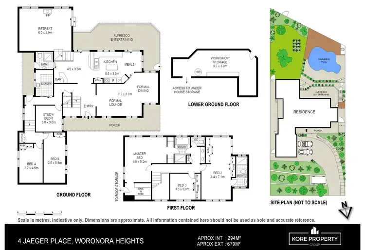 Floorplan of Homely house listing, 4 Jaeger Place, Woronora Heights NSW 2233
