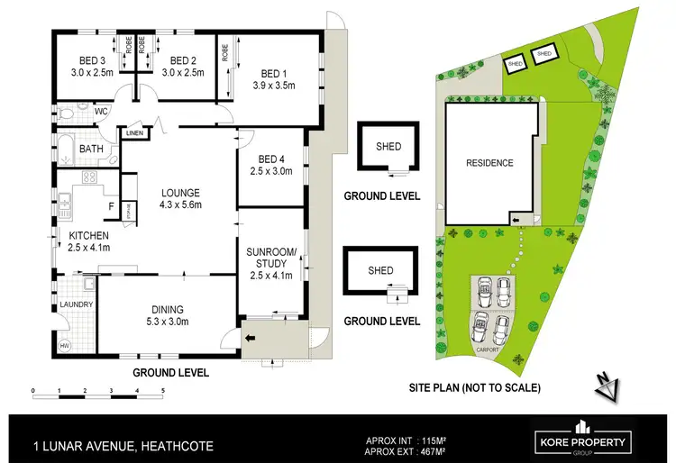 Floorplan of Homely house listing, 1 Lunar Avenue, Heathcote NSW 2233