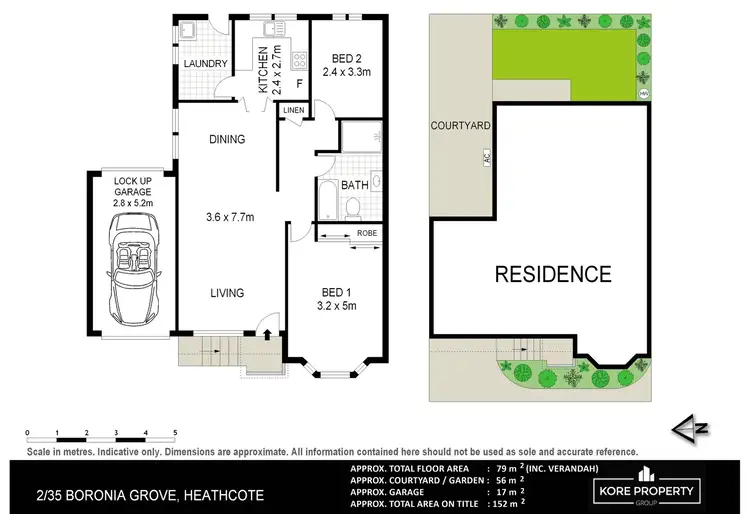 Floorplan of Homely villa listing, 2/35-37 Boronia Grove, Heathcote NSW 2233