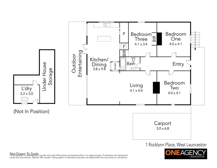 Floorplan of Homely house listing, 1 Rocklynn Place, West Launceston TAS 7250