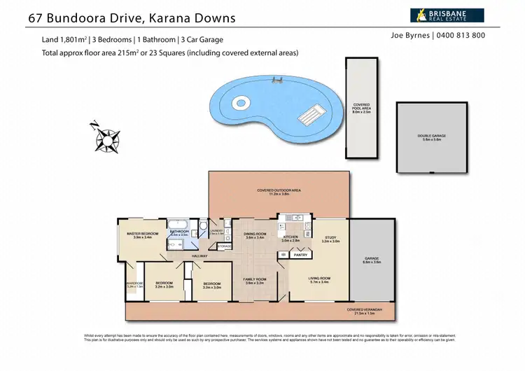 Floorplan of Homely house listing, 67 Bundoora Drive, Karana Downs QLD 4306