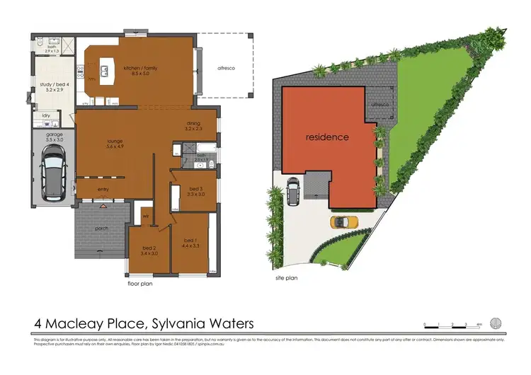 Floorplan of Homely house listing, 4 Macleay Place, Sylvania Waters NSW 2224