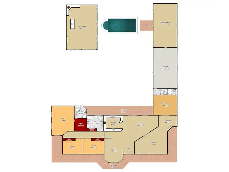 Floorplan of Homely house listing, 12 Wingadee Place, Windsor Downs NSW 2756