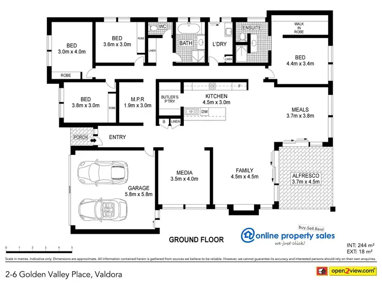 Floorplan of Homely house listing, 2-6 Golden Valley Place, Valdora QLD 4561