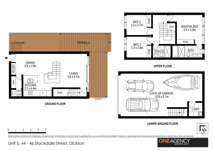Floorplan of Homely townhouse listing, 8/44 Stockdale Street, Dickson ACT 2602