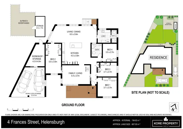 Floorplan of Homely house listing, 4 Frances Street, Helensburgh NSW 2508