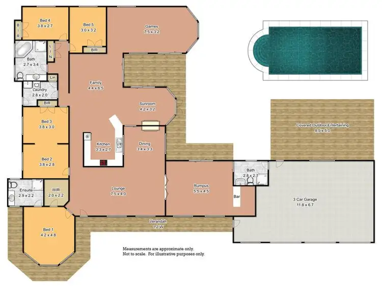 Floorplan of Homely rural property listing, 64 Wavehill Avenue, Windsor Downs NSW 2756